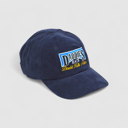 Corduroy Cap - Doubt Kills Action - Navy Blue