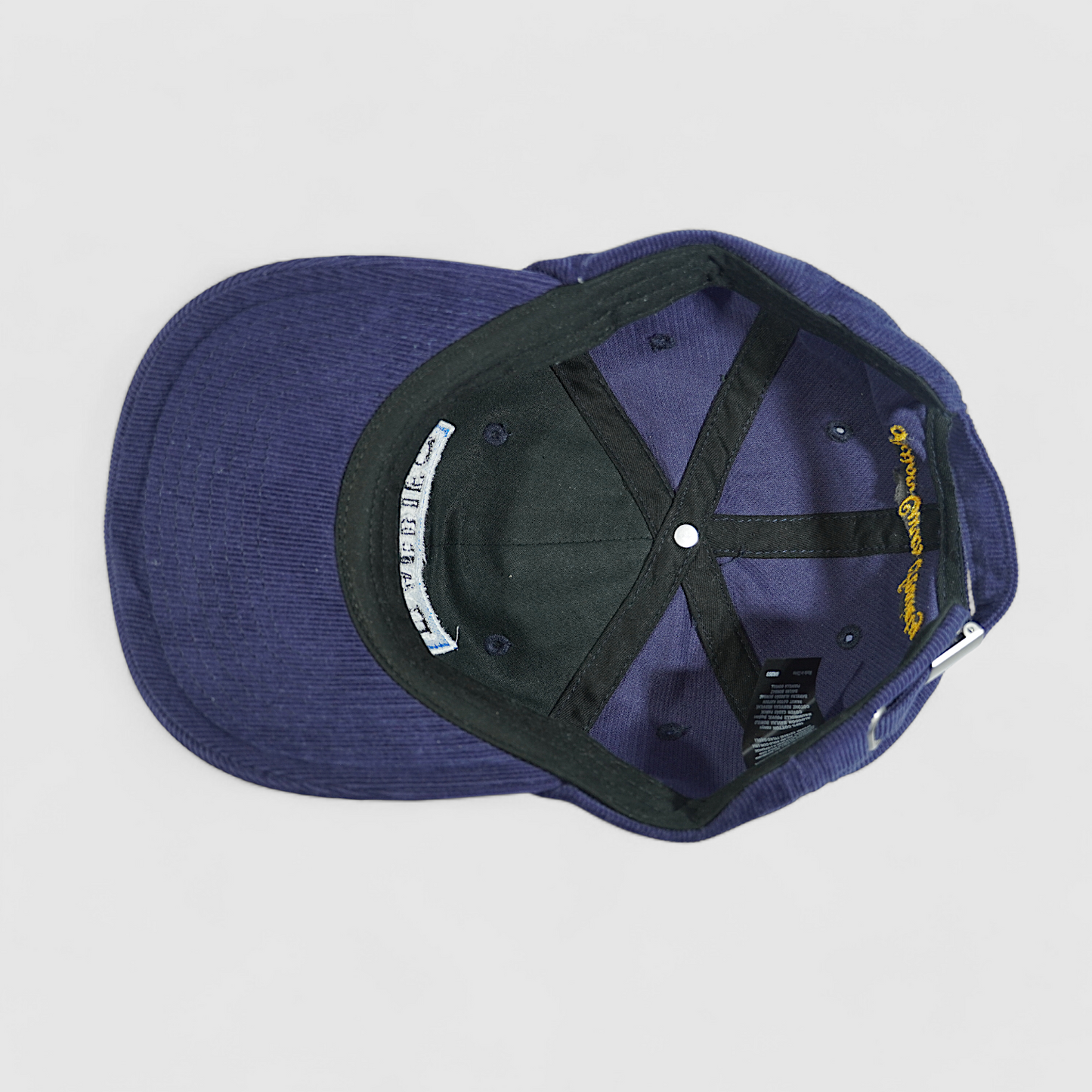 Corduroy Cap - Doubt Kills Action - Navy Blue