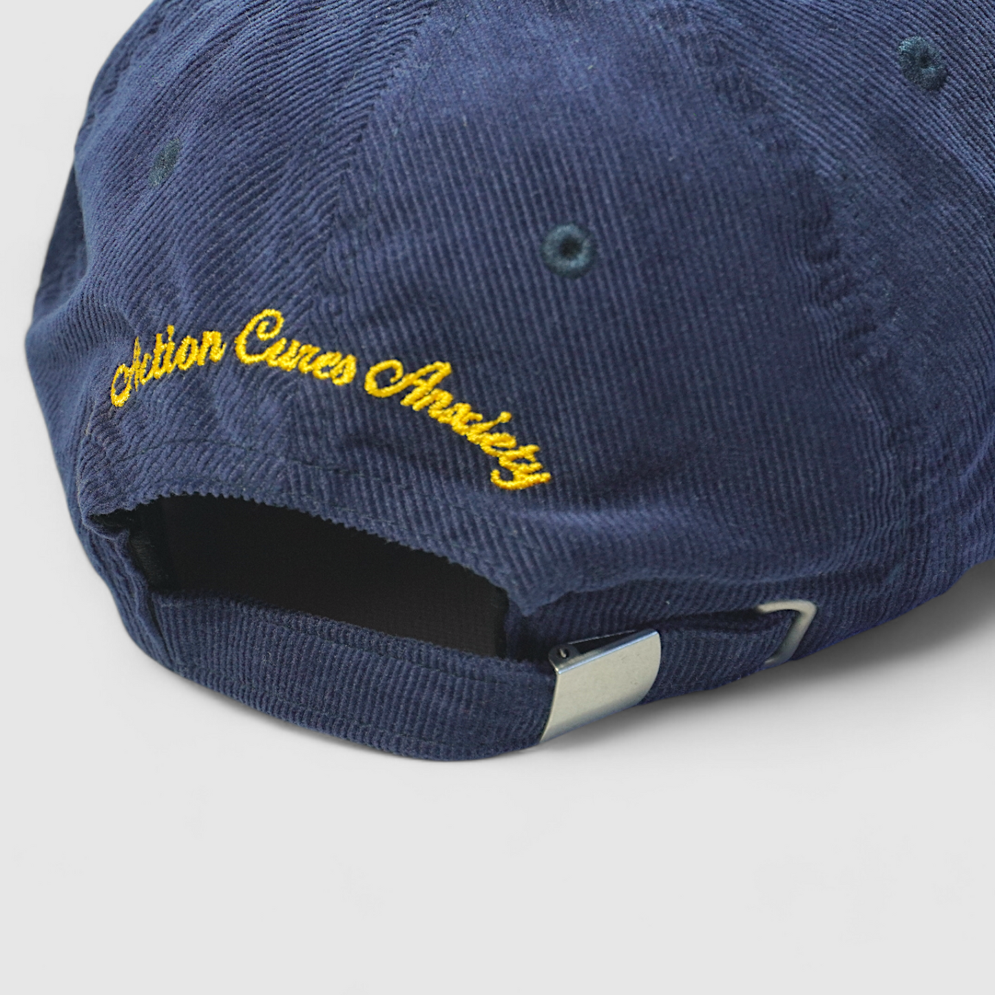 Corduroy Cap - Doubt Kills Action - Navy Blue