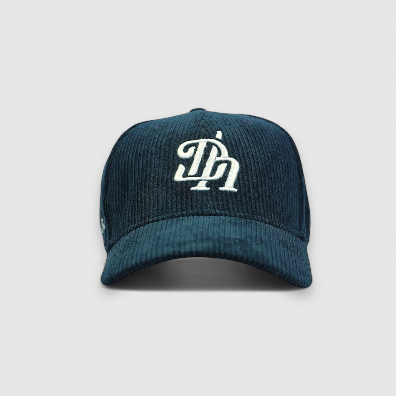 Dh Corduroy Cap - Daddies Initials - Dark Navy Blue