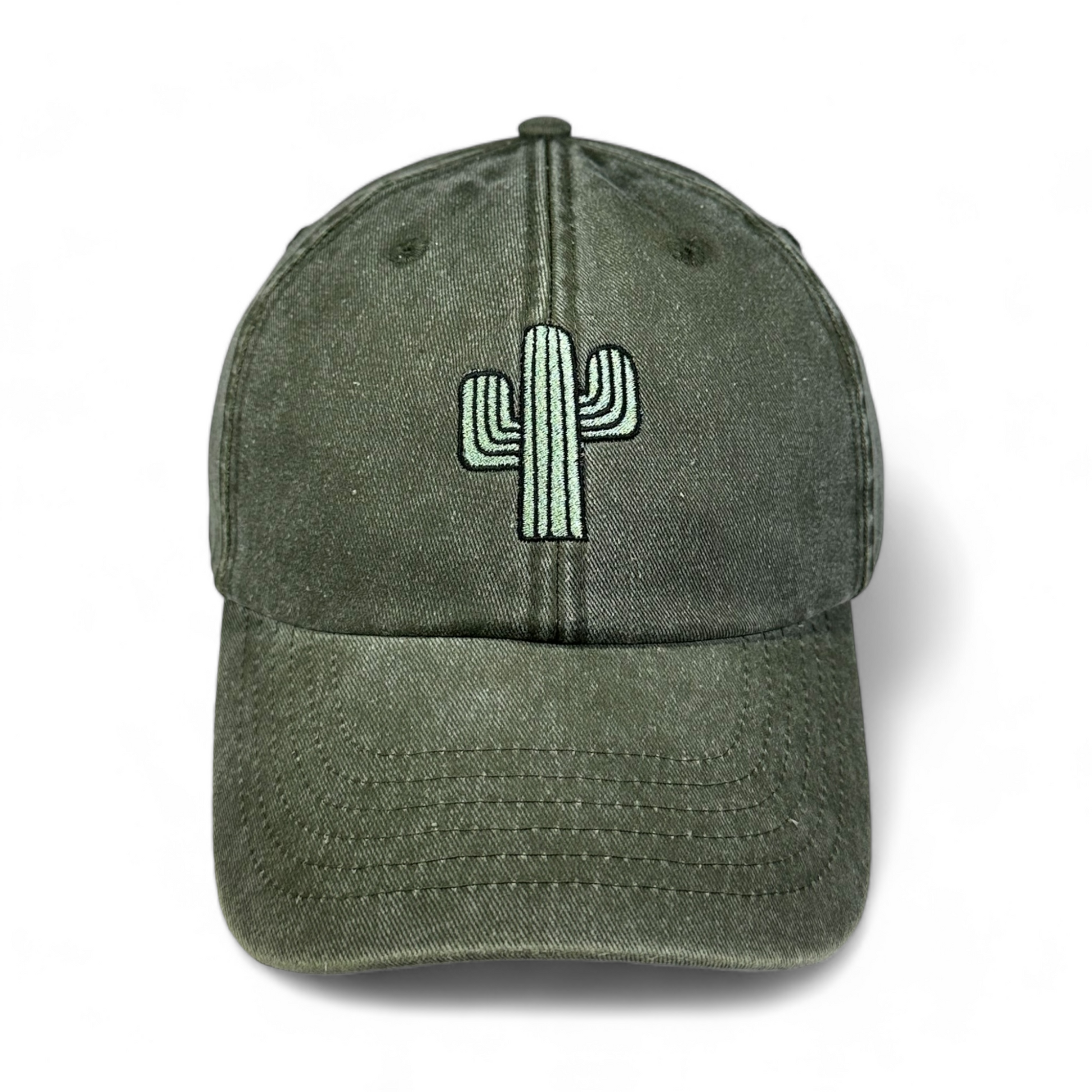 Cactus Cap - Olive Green - Daddies hats