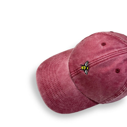 Bee Cap - Burgundy - Daddies hats