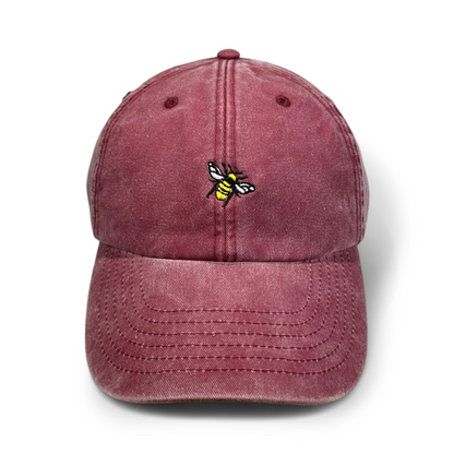 Bee Cap - Burgundy - Daddies hats