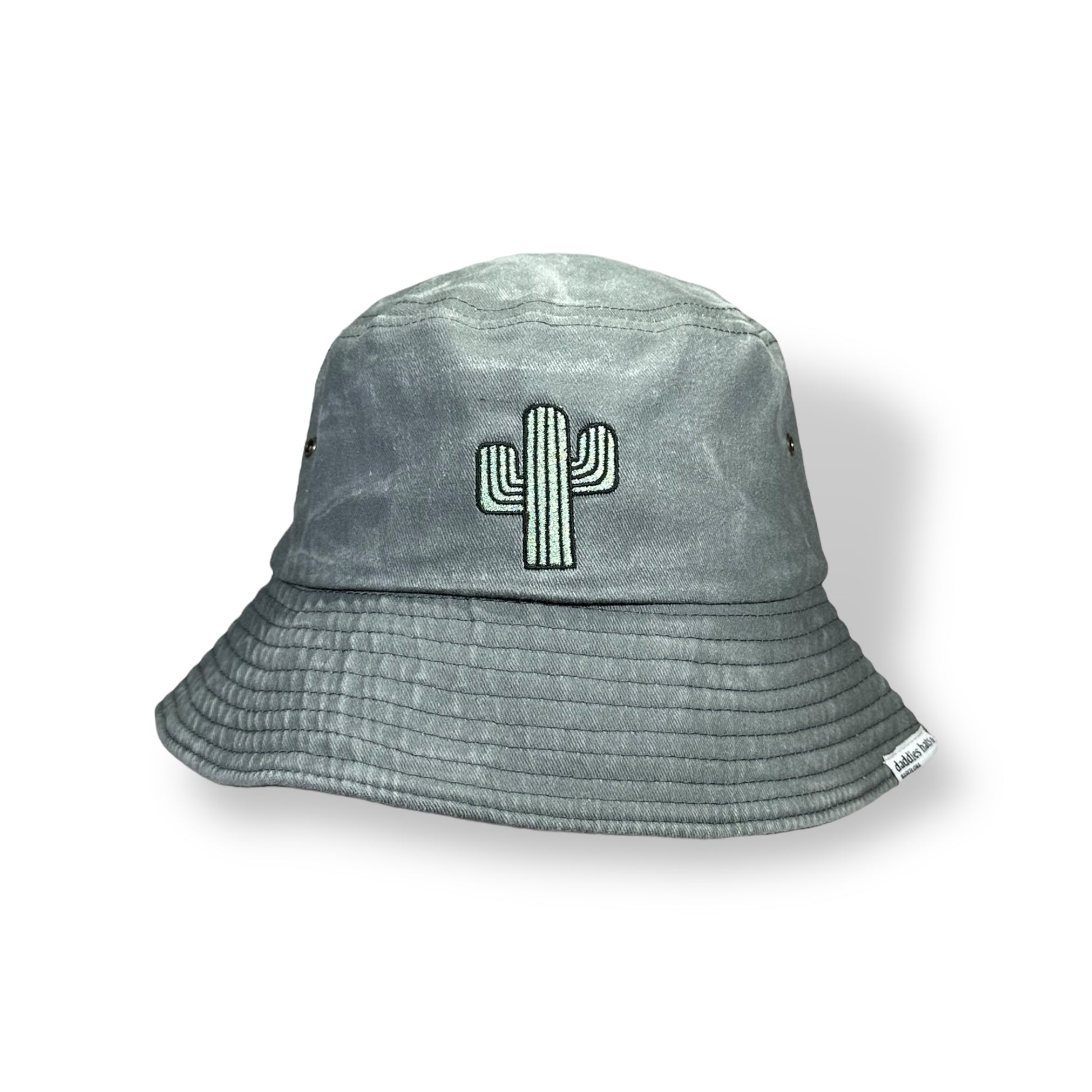 Cactus Bucket - Grey - Daddies hats