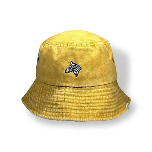 Zebra Bucket - Mustard - Daddies hats