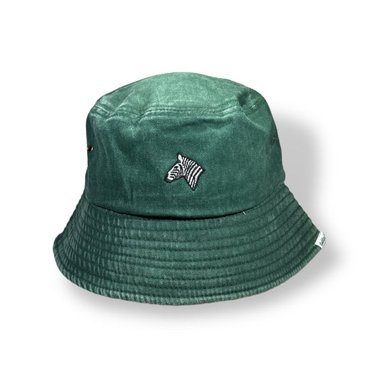 Zebra Bucket - Green - Daddies hats