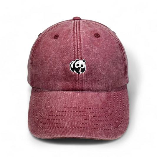 Panda Cap - Burgundy - Daddies hats