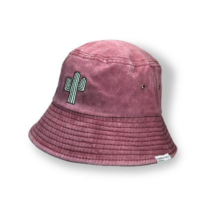 Cactus Bucket - Burgundy - Daddies hats